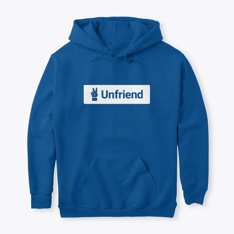 "Unfriend" White Design